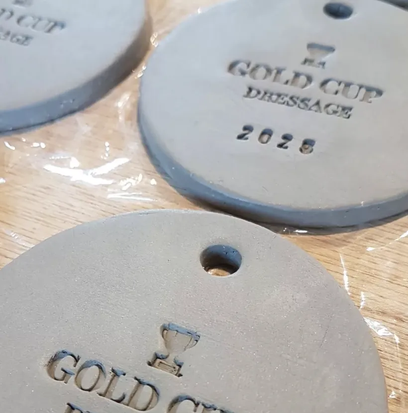 Handgemaakte Keramiek Medailles Gold Cup De Baian